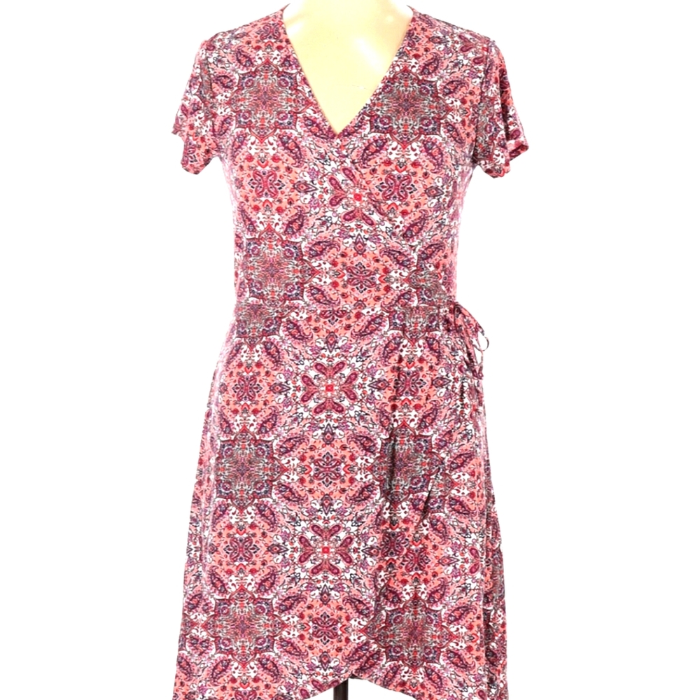 Bobbie Brooks Red Pattern Dress